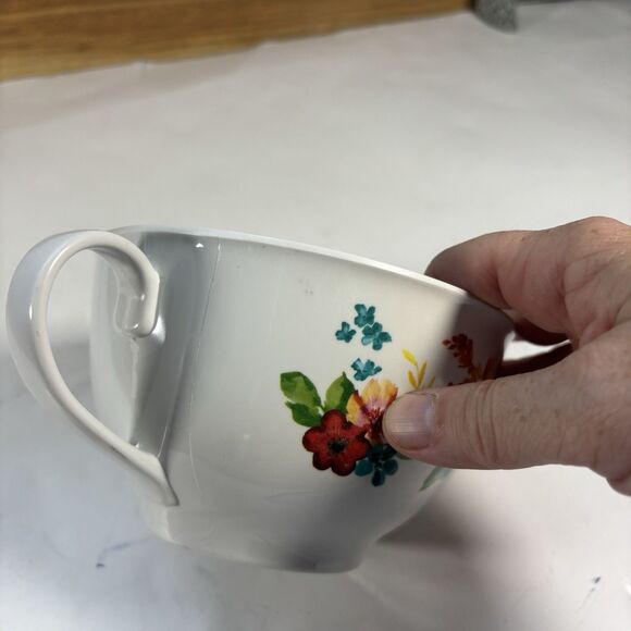 The Pioneer Woman 2017 Melamine 2 Cup Measuring Mini Batter Bowl With Handle - Picture 7 of 9